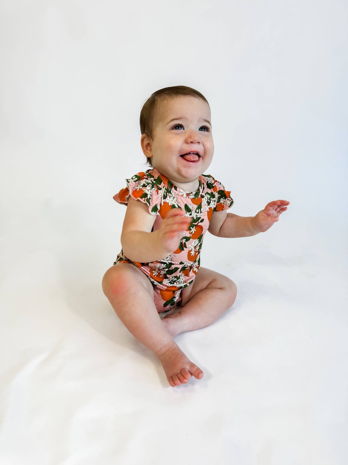 Orange Blossoms Flutter Bubble