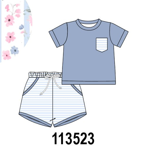 Blue Stripe Set