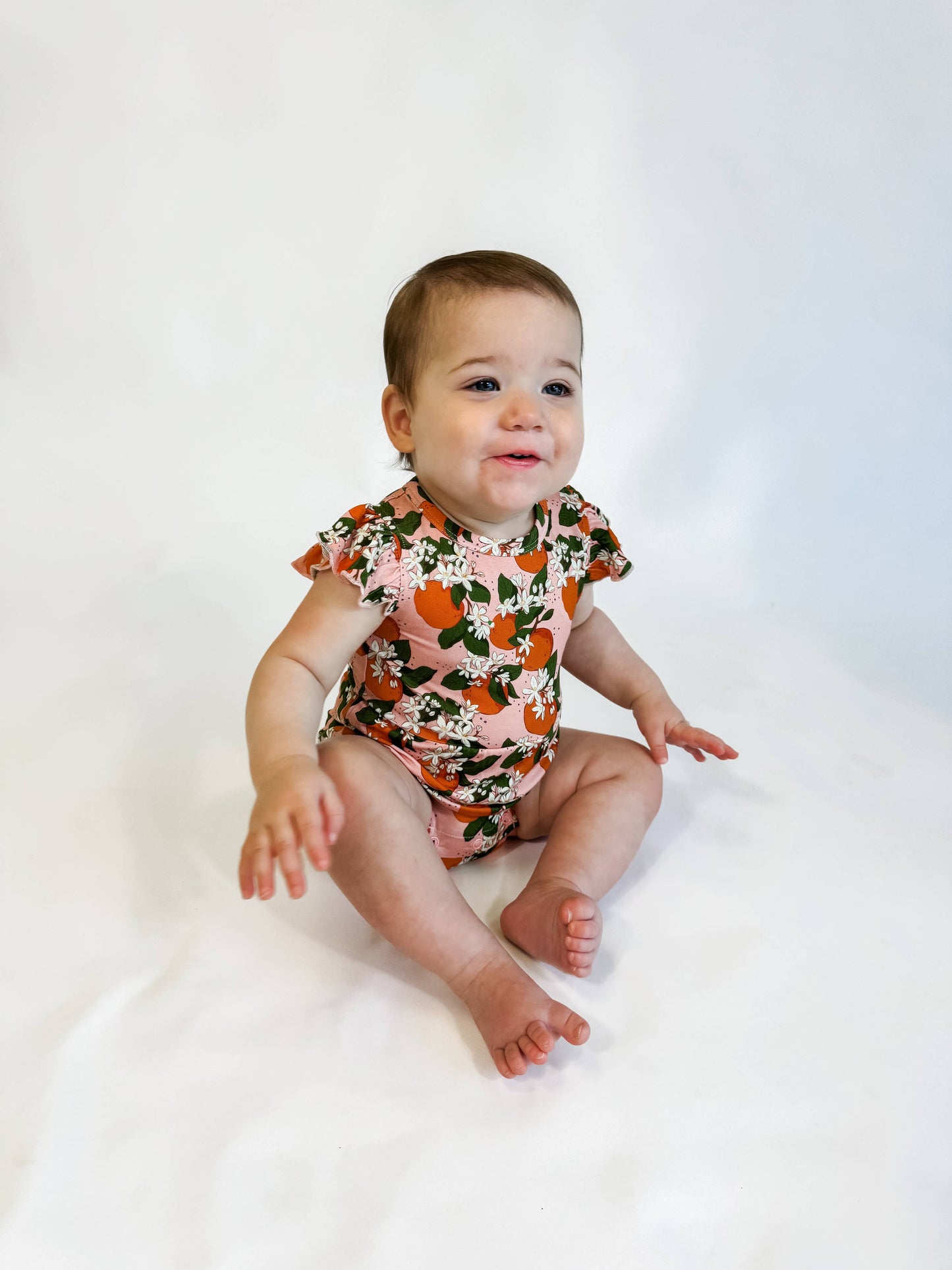 Orange Blossoms Flutter Bubble