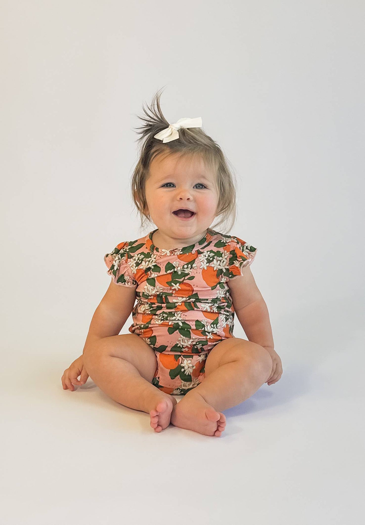 Orange Blossoms Flutter Bubble