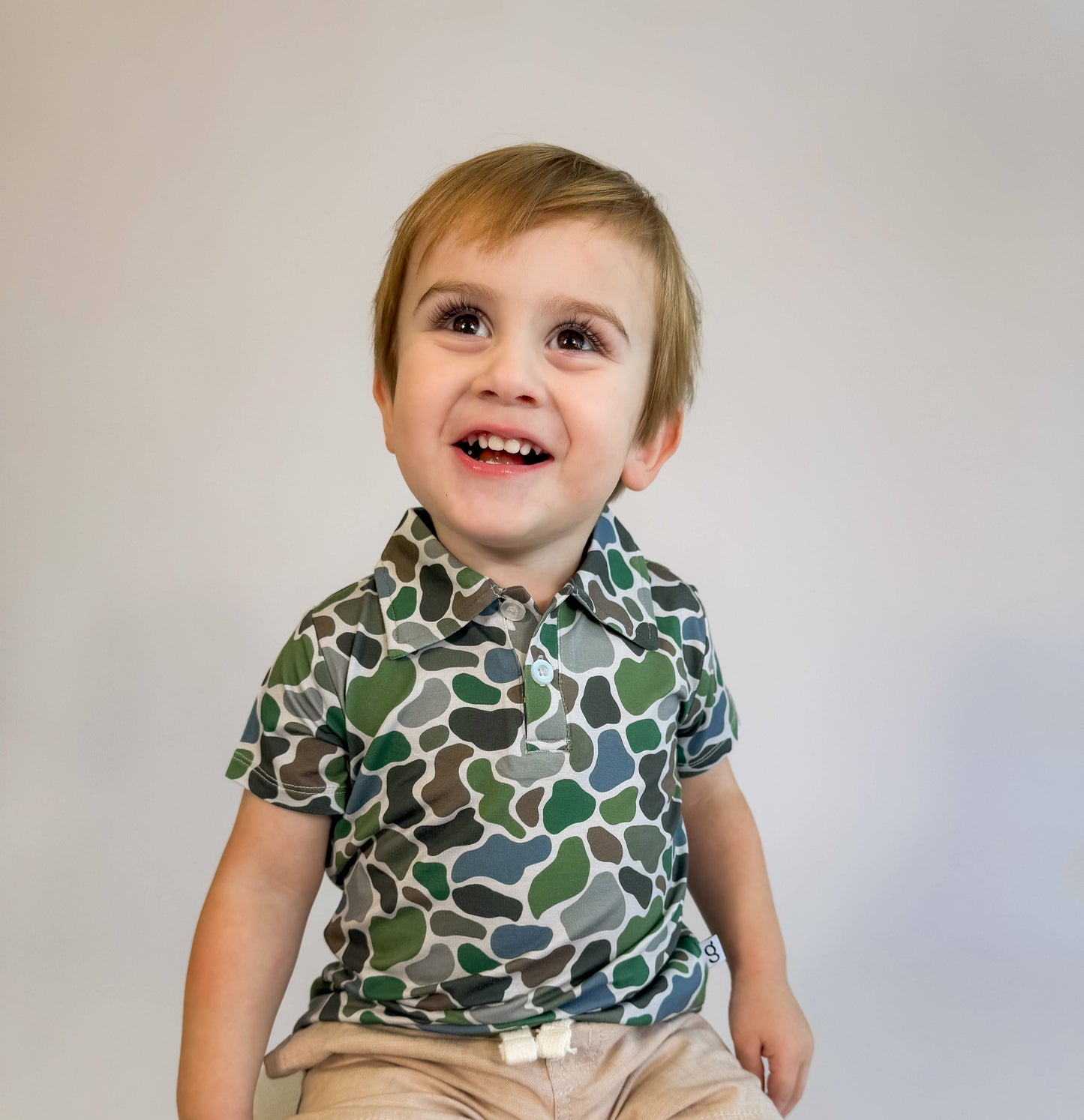 Pebble Camo - SS Polo Shirt