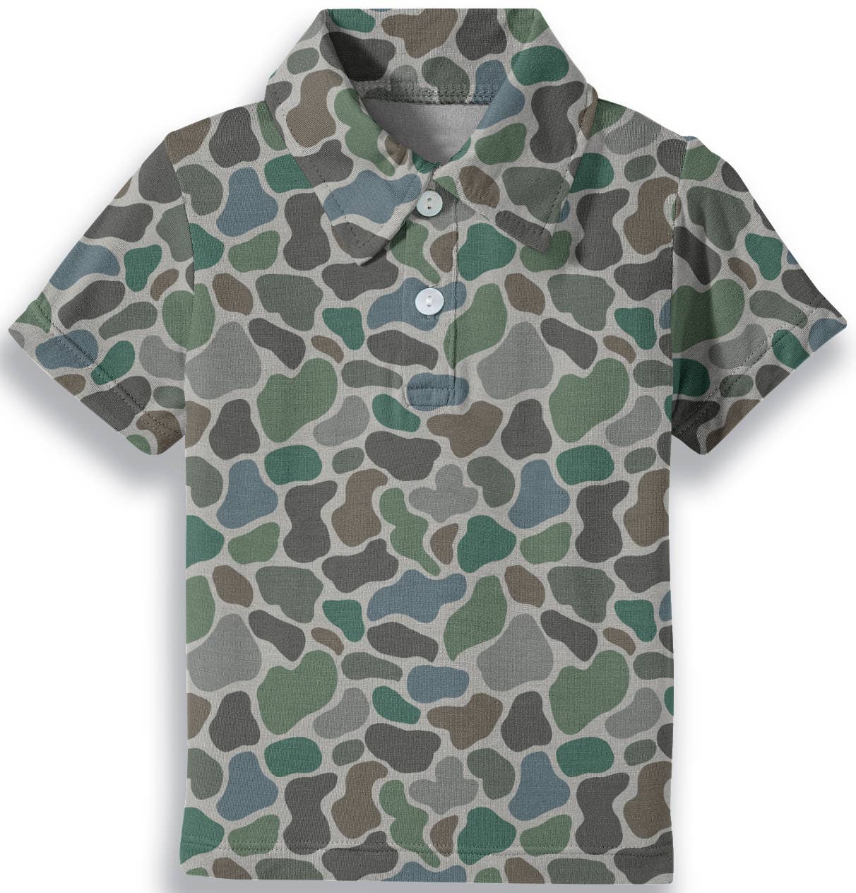 Pebble Camo - SS Polo Shirt