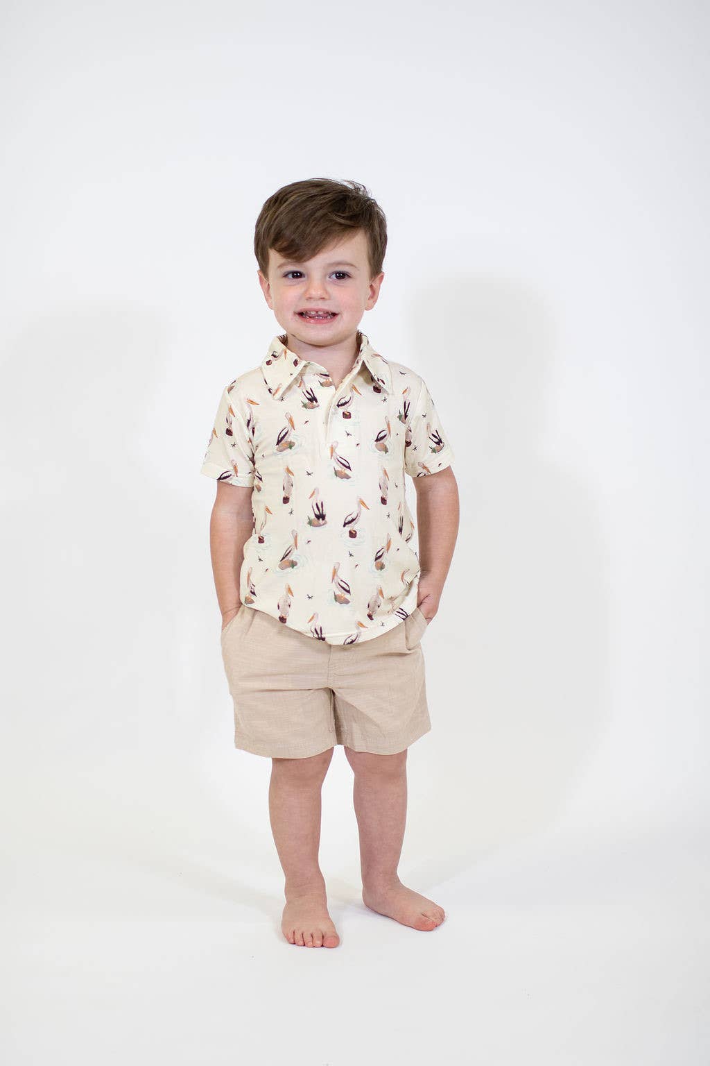 Coastal Pelicans - SS Polo Shirt