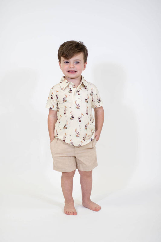 Coastal Pelicans - SS Polo Shirt