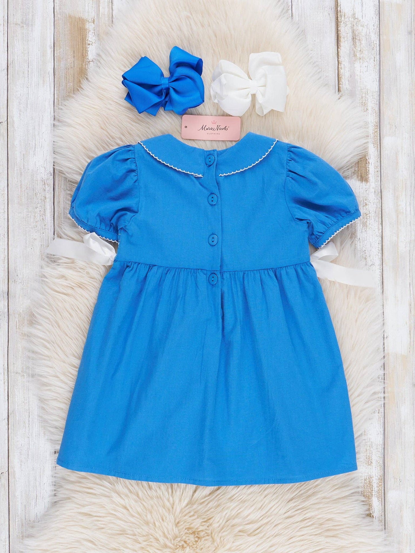 Darling Duckies Smocked Dress