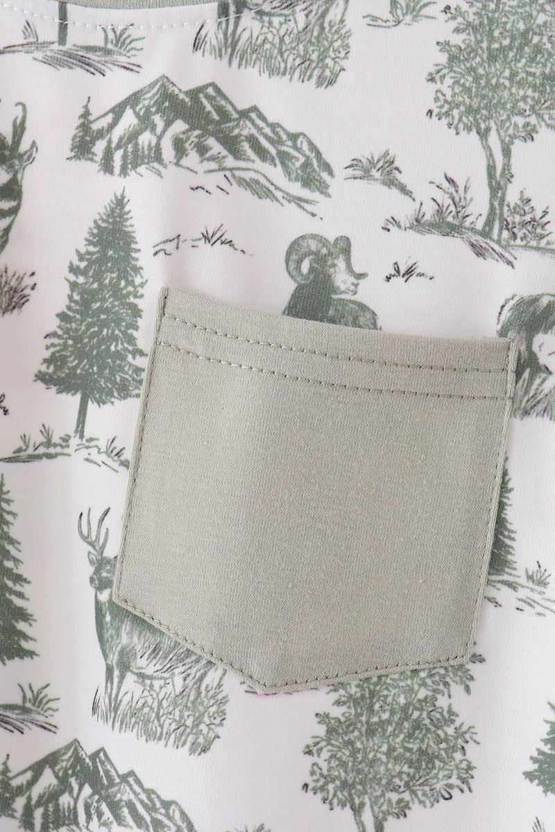 Sage tree pocket jogger set