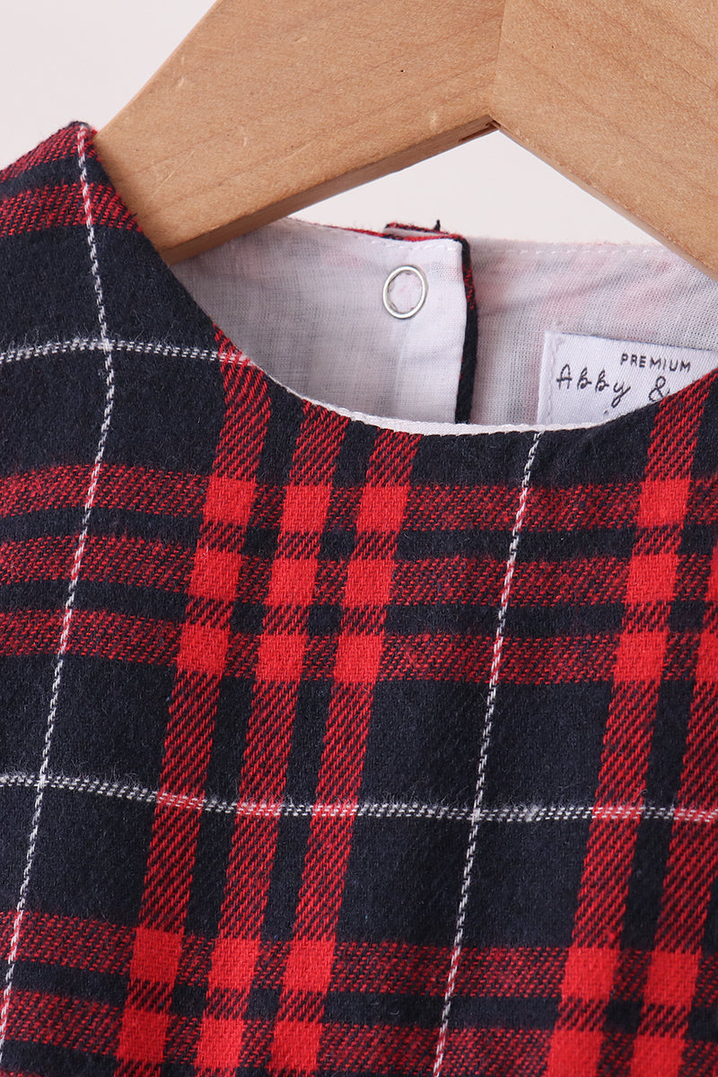 Red plaid bubble