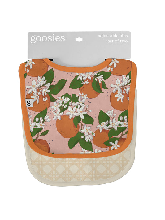 Orange Blossoms - Bib Set