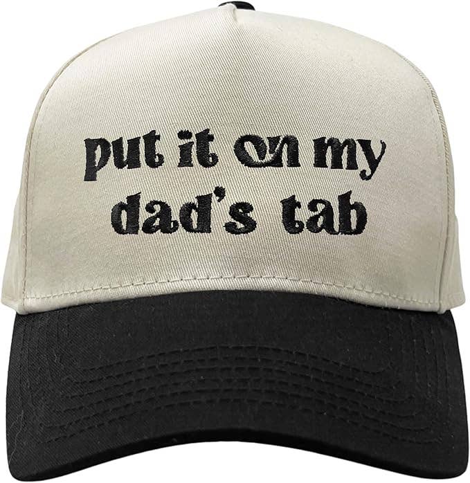 Kids/Baby Two Tone Vintage Cap - Put It on My Dad's Tab